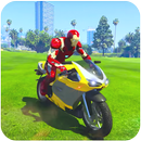 超级英雄摩托车特技游戏